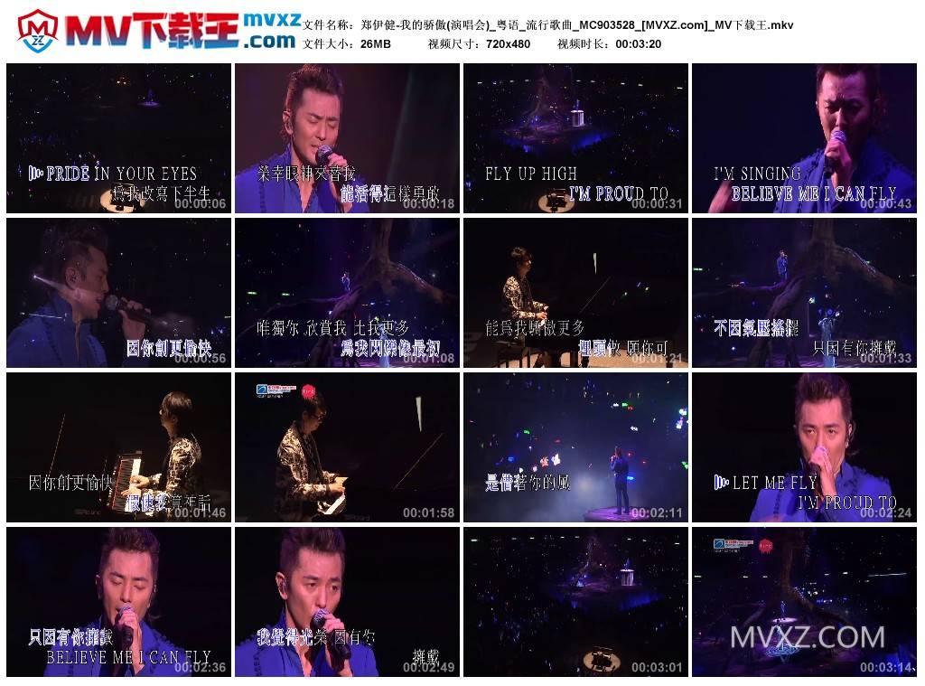 郑伊健-我的骄傲(演唱会)_粤语_流行歌曲_MC903528
